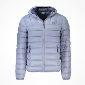 Men's Light Gray Puffer Jacket